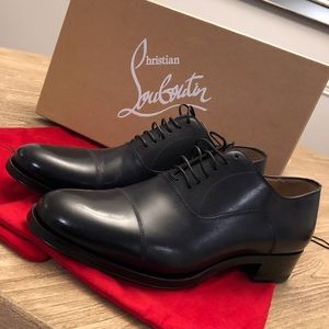 Christian Louboutin Navy Men’s Dress Shoes